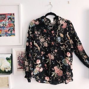 GP&J BAKER x H&M Floral Button-Up Shirt